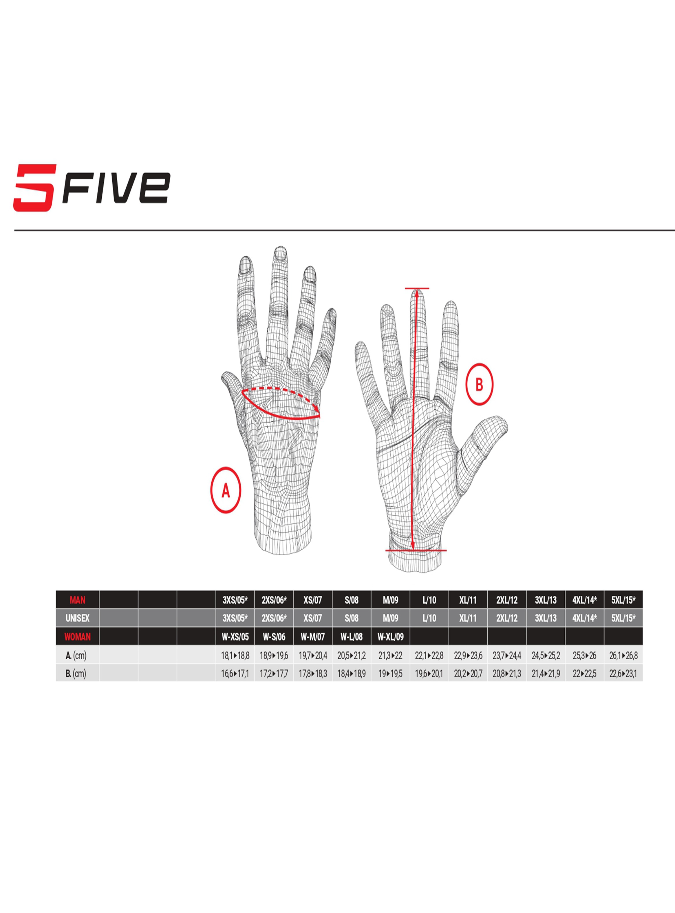 Guante Five RFX4 Guante Five RFX4