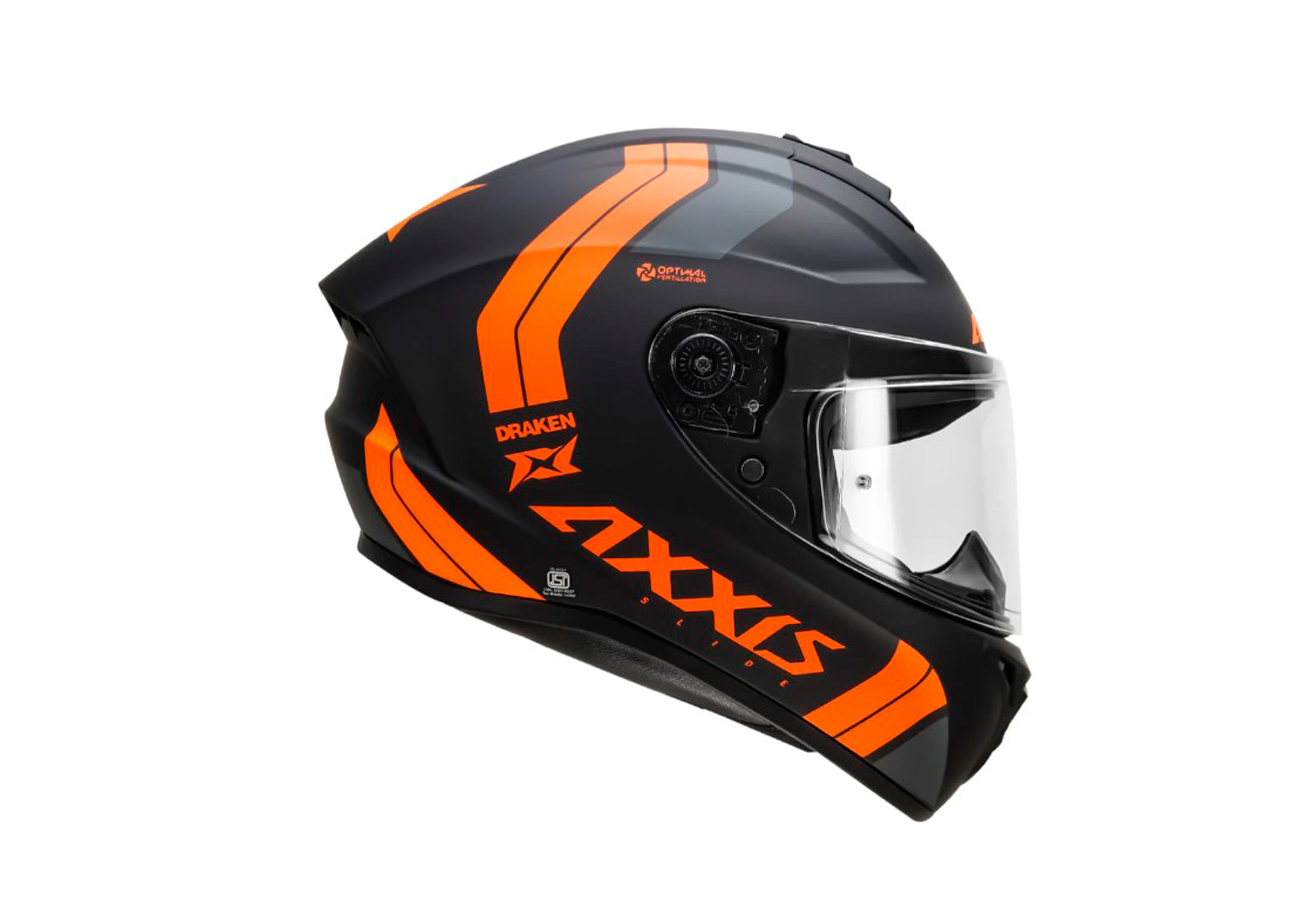 CASCO AXXIS FF112D DRAKEN S + VISOR AHUMADO