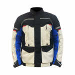 CHAQUETA DE MOTO SPEAR WORLD TURING NEGRO AZUL