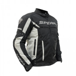 CHAQUETA DE MOTO SPEAR CONCORDE NEGRO GRIS