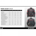 CHAQUETA DE MOTO SPEAR MIF RIDER ROJO