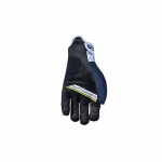 Guantes Moto Five E3 Evo Azul Amarillo Fluor