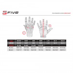 Guantes Moto Five RSC EVO Black-Red