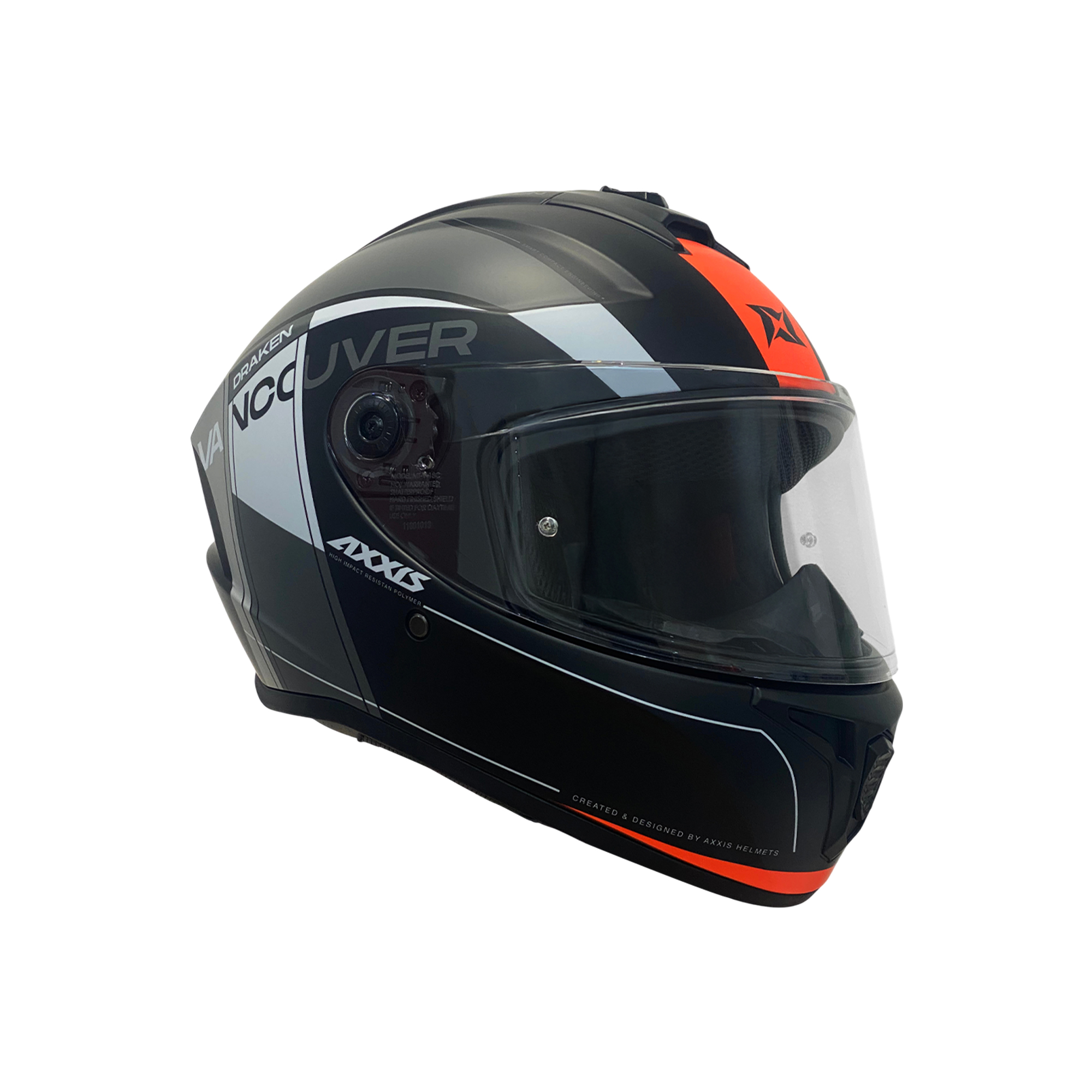 Casco Integral Axxis Draken Vancouver Mate Casco Integral Axxis Draken Vancouver Mate