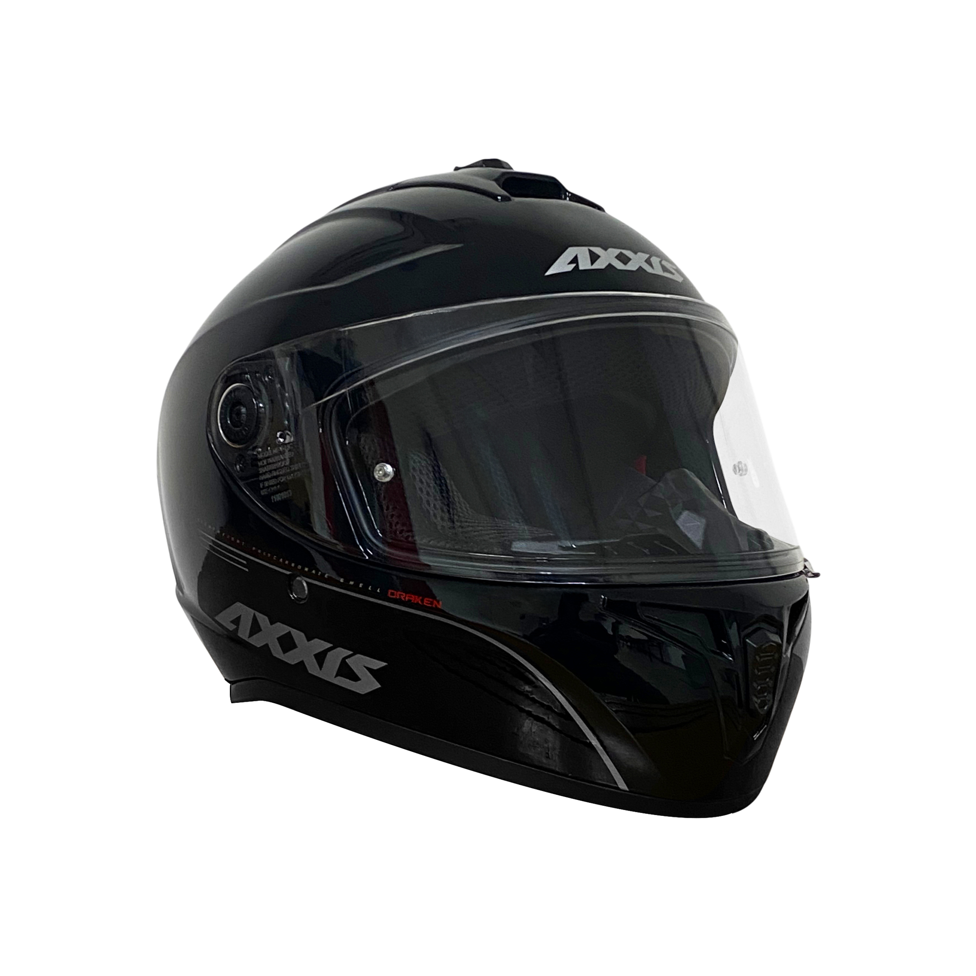 CASCO INTEGRAL AXXIS DRAKEN NEGRO BRILLANTE