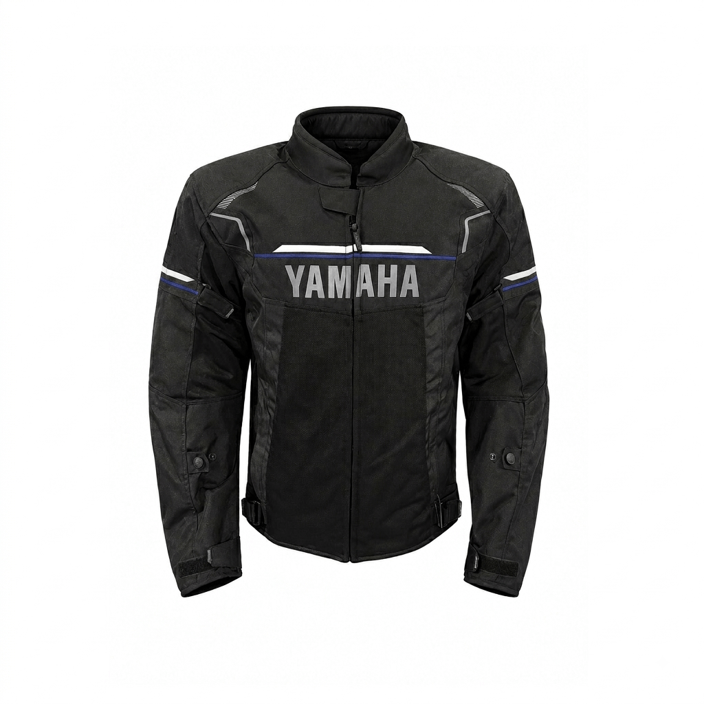 CHAQUETA MOTO YAMAHA HILTON N-AZUL